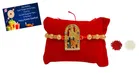Metal Rakhi with Greeting Card & Roli Chawal 