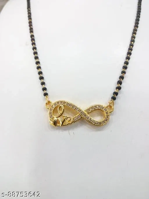 HASTKALA Mangalsutra for Women (White, Free Size)
