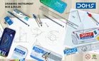 DOMS Q Series 15cm Transparent Scale | Precise Marking For Accurate Results Ruler 