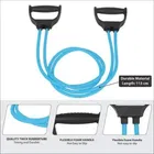 Stretchable Resistance Tube for Toning Chest Muscles 