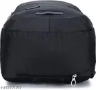 Nylon Backpack for Men & Women, Black