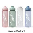 Flip Top Motivational Sports Durable Gym Fitness Water Bottle 850 ML
