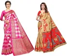 Khadi Silk Printed Saree for Women 