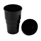 Immutable Portable Mini Car Dustbin/Trash Bin, Black Plastic Dustbin 
