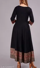 Rayon Printed Kurti for Women 