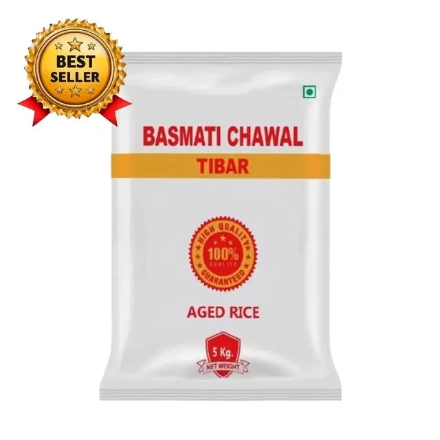 बासमती चावल (तीबार) राइस 5 Kg