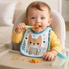 Waterproof Baby Bibs & Kids Bibs - Pack of 3 
