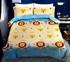 Glace Cotton Printed Double Bedsheet with 2 Pillow Covers 