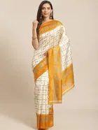 Mysore Silk Printed Saree for Women 