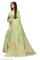 Chanderi Cotton Zari Woven Saree for Women 