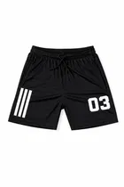 Poly Blend Printed TrackSuit for Men , Black 