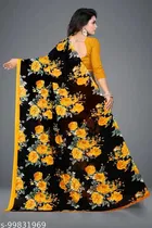 Georgette Abstract Saree for Women 