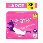 यूफर्स्ट स्ट्रैट कम्फर्ट+ सेनेटरी पैड्स लार्ज 