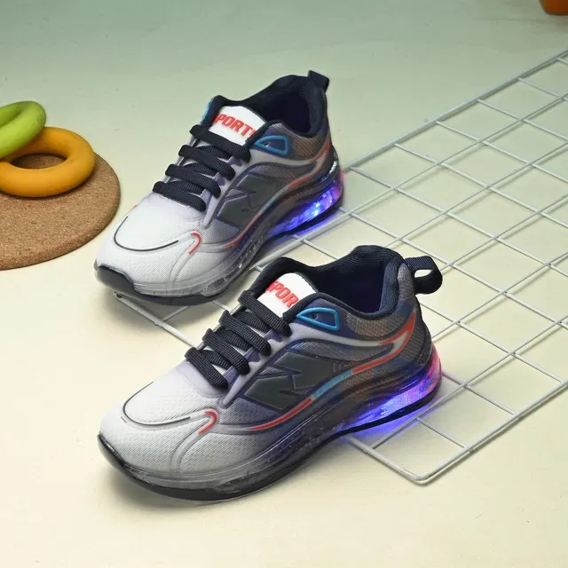 Lightning Sneakers for Kids (Blue, 13 c)