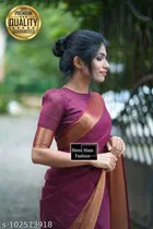 Georgette Woven Design Saree for Women 