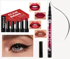 Combo of 36H Waterproof Eyeliner & 5 Pcs Glam Damn Mini Lipsticks 