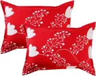 Polycotton Printed Double Bedsheet with Two Pillow Covers 