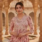 Viscose Rayon Kurti for Women, Pink 
