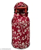 KANUSHI Industries® Washable Cotton 1 Piece Lpg Gas Cylinder Cover+1 Pc Microwave Cover+1 Pc Handle Cover 