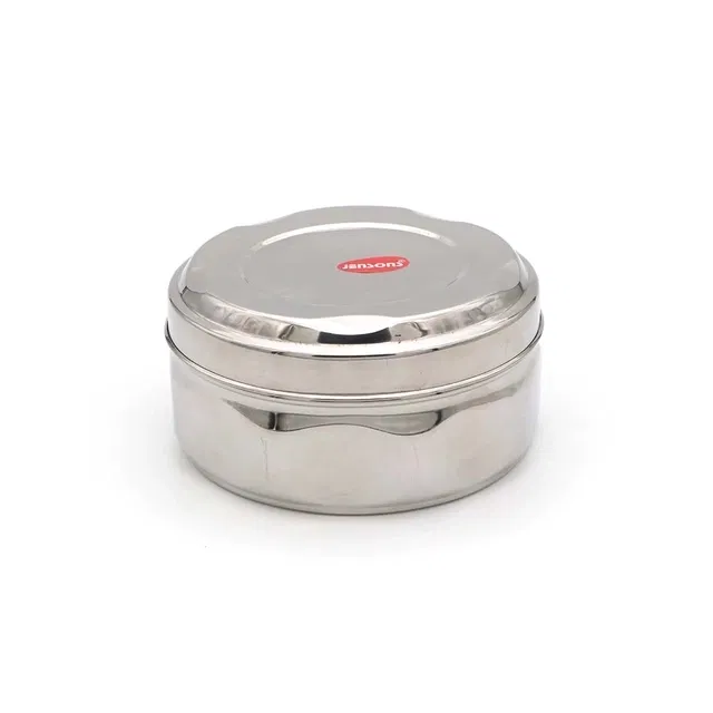 Stainless Steel Poori Dabba, 500 ml