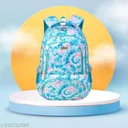 Polyester Backpack Bag, Blue