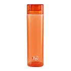 CELLO H2O Squaremate Unbreakable Plastic Water Bottle 1 Liter, Orange