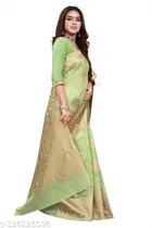 Chanderi Cotton Zari Woven Saree for Women 