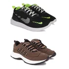 Sports Shoes for Men, Multicolor, Pack of 2 