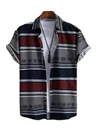 Printed Half Sleeves Shirt for Men 
