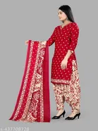 Cotton Printed Salwar Suit & Dupatta Sets for Women 