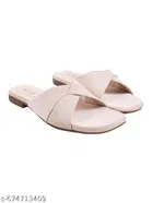 Solid Flat Sandals for Women 