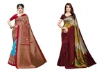 Art Silk Printed Saree for Women 