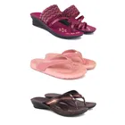 Combo of Heels with Slippers & Flats for Women 
