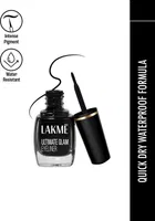 Lakme Ultimate Glam Semi Matte Eye Liner (Black) (9 ml) Pack Of 1