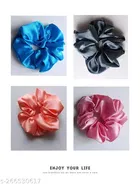 Scrunchies for Women, Pack of 12 