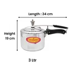VANDANA Aluminium InnerLid Pressure Cooker Gas Stovetop Compatible 