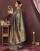 Banarasi Silk Zari Woven Saree for Women 