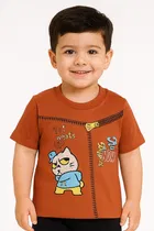 Cotton Blend Top & Bottom Set for Boys 