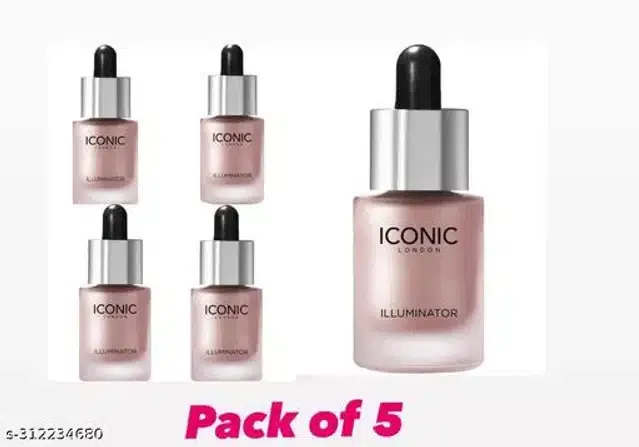 Iconic Premium Highlighter (Beige, Pack of 5)