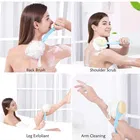 Plastic 2 in 1 Bath Brush 