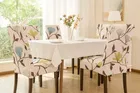 Homwatica Multicolor Floral Printed Elastic Chair Cover 50X65Cm Pack Of 4