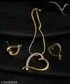 Alloy Necklace with Earrings for Women 