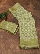Dola Silk Printed Saree for Women 