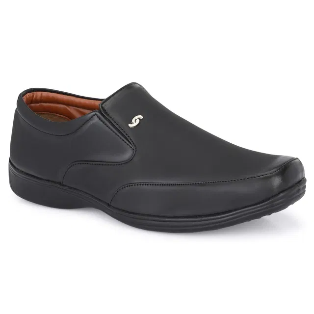 Formal Shoes for Men (Black, 8)