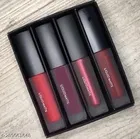 Liquid Lipstick for Women, Multicolor, Pack of 4