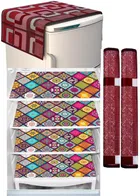 Knit 7 Pcs Fridge Cover Set 