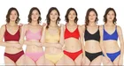 Cotton Blend Solid Lingerie Set for Women 