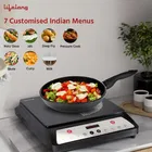 Lifelong 1800 Watt Induction Stove With Surge Protection, Electric Induction, 7 Preset Indian Menu Options, Auto Shut Off&Temperature Control with Voltage Protection, 1 Year Manufacturer's Warranty