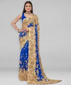 Georgette Printed Saree for Women 