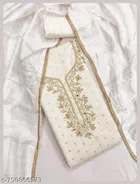 Punjabi/All Over Suits Embroidered Floral Semi-Stitched Suits 
